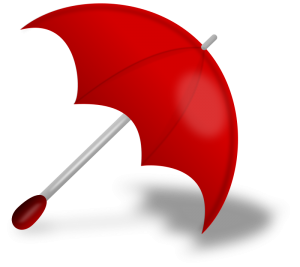 red umbrella PNG image-499